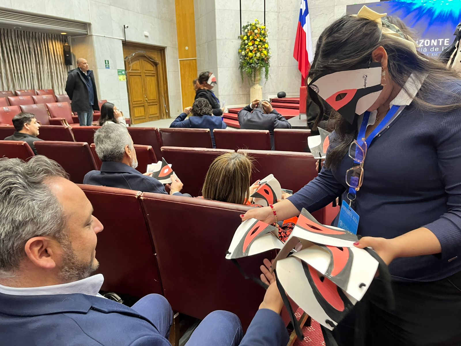 Exposición en el congreso