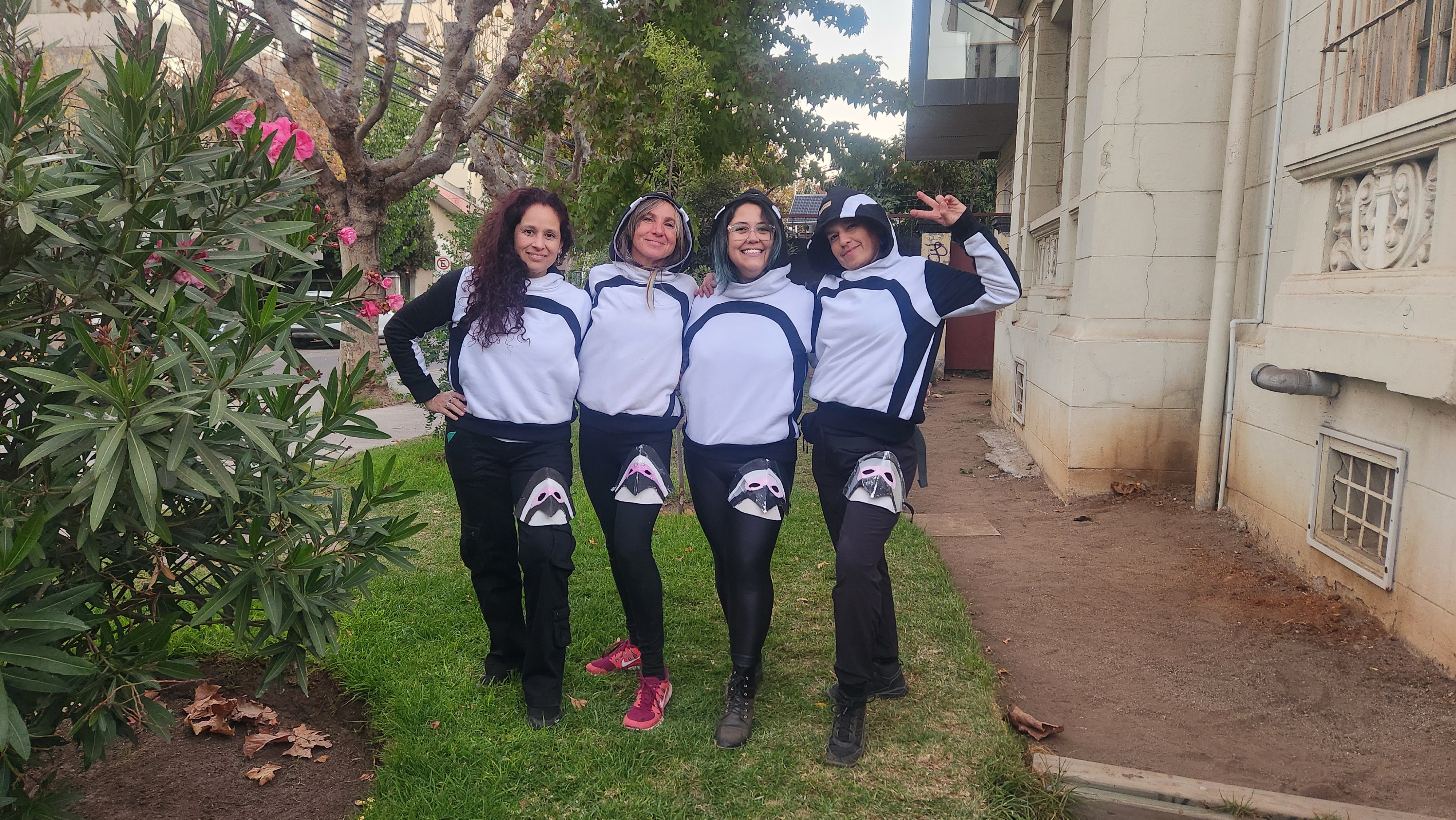 Las pingüinas organizadoras